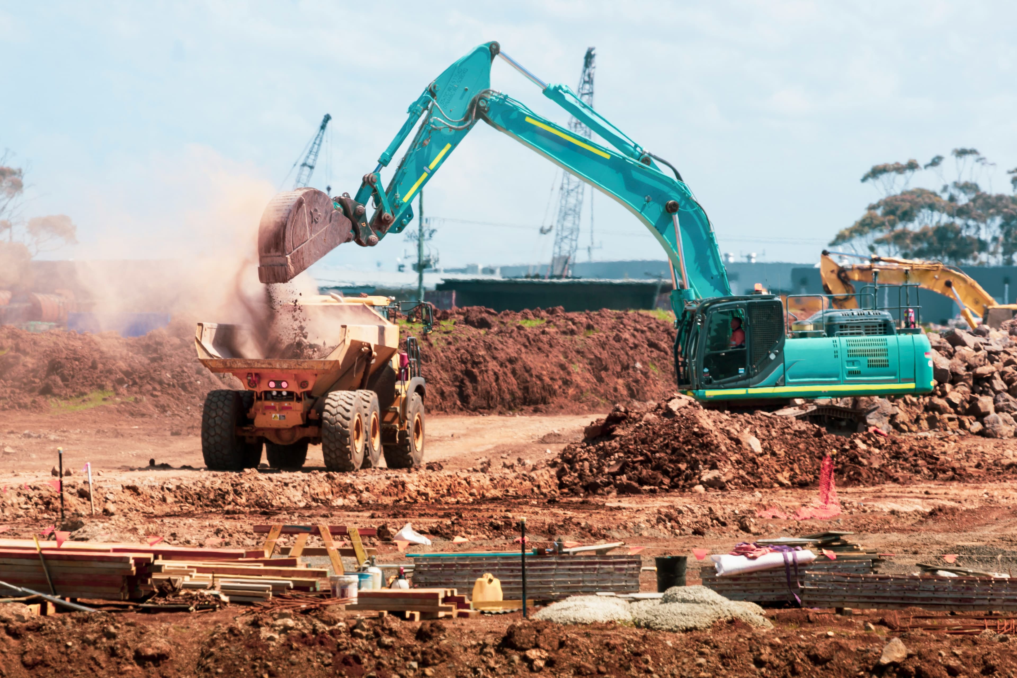Crane and exclusion zone monitoring
